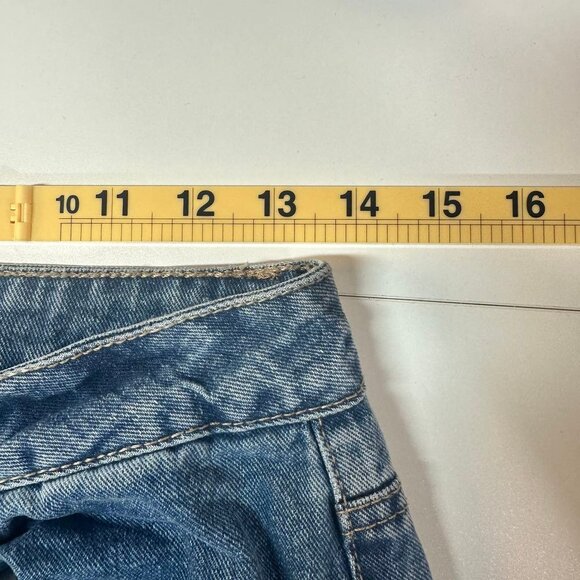 Refuge Denim Mom Jeans Distressed High Waist Blue | Size 7 - Picture 9 of 11